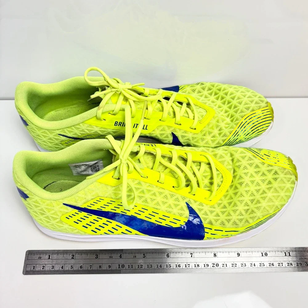 Nike Running Shoe Spikes Zoom Rival XC Cross Country Yellow Mens 10.5 Unisex